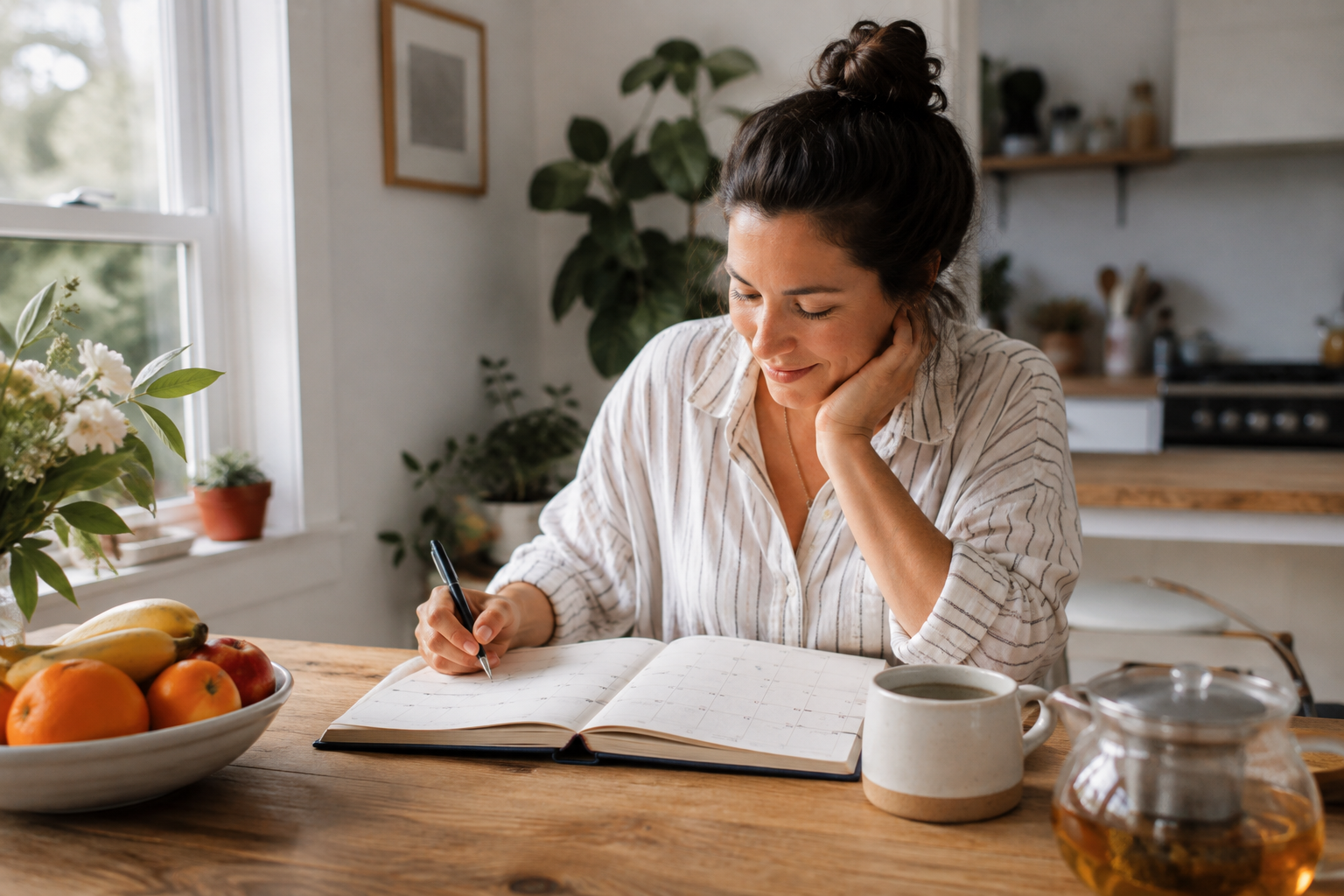 A relaxed Sunday home reset