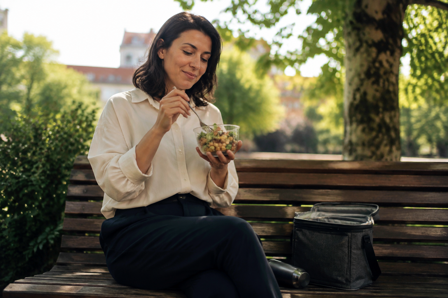 Lifestyle scene for How to Make Your Lunch Break Feel Like a Real Break