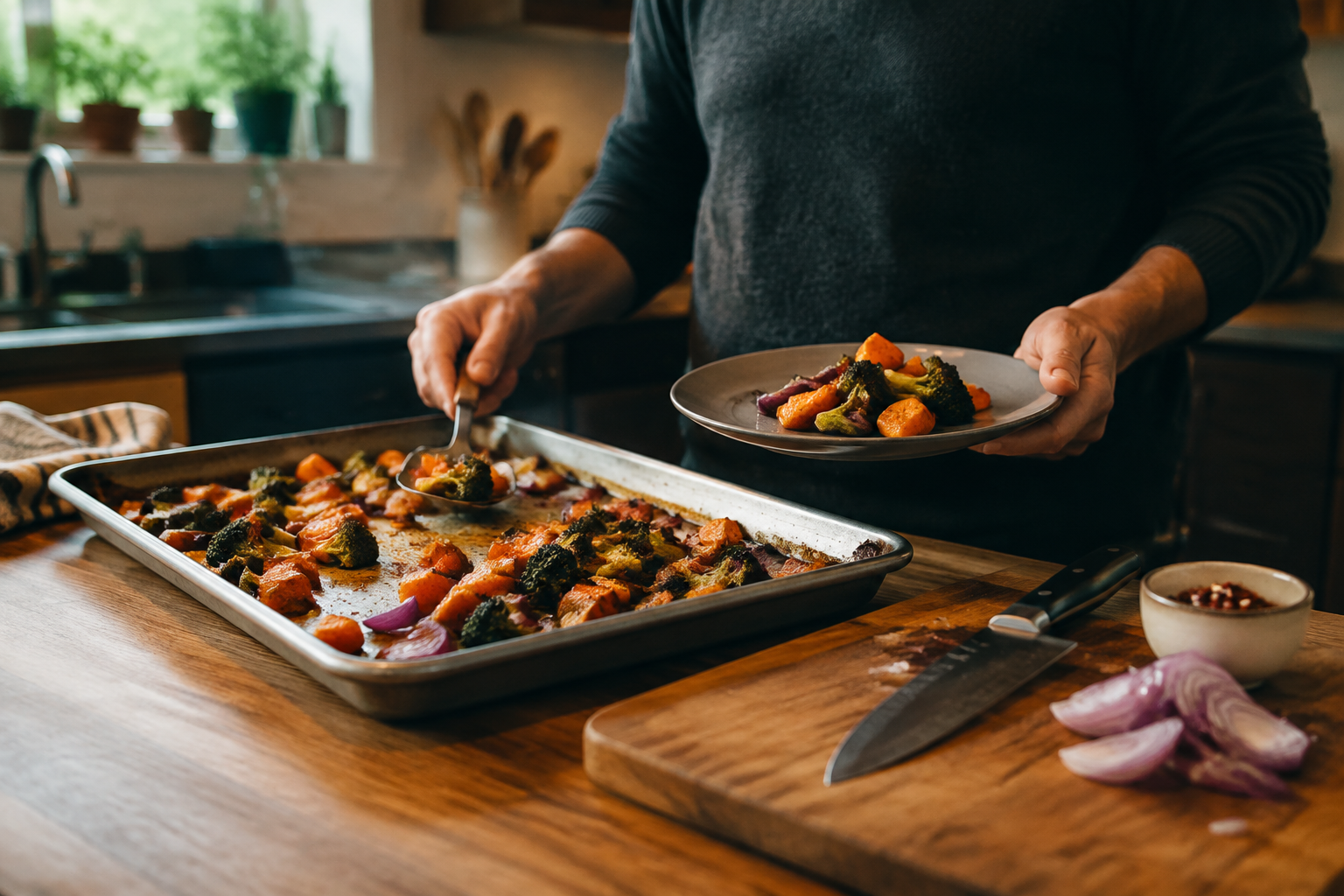 Lifestyle scene for The Best Kitchen Tools for Easier Weeknight Vegetables