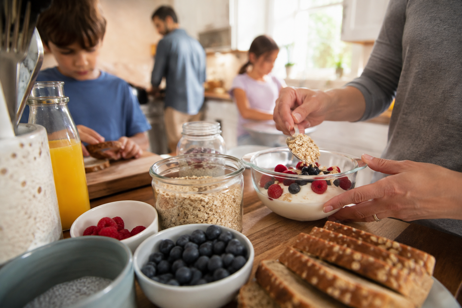 Lifestyle scene for How to Build a Breakfast That Actually Carries You to Lunch